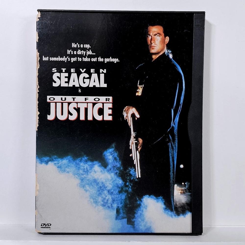 Steven Seagal Out For Justice DVD 1991 Action Thriller Warner Video Snap Case‎